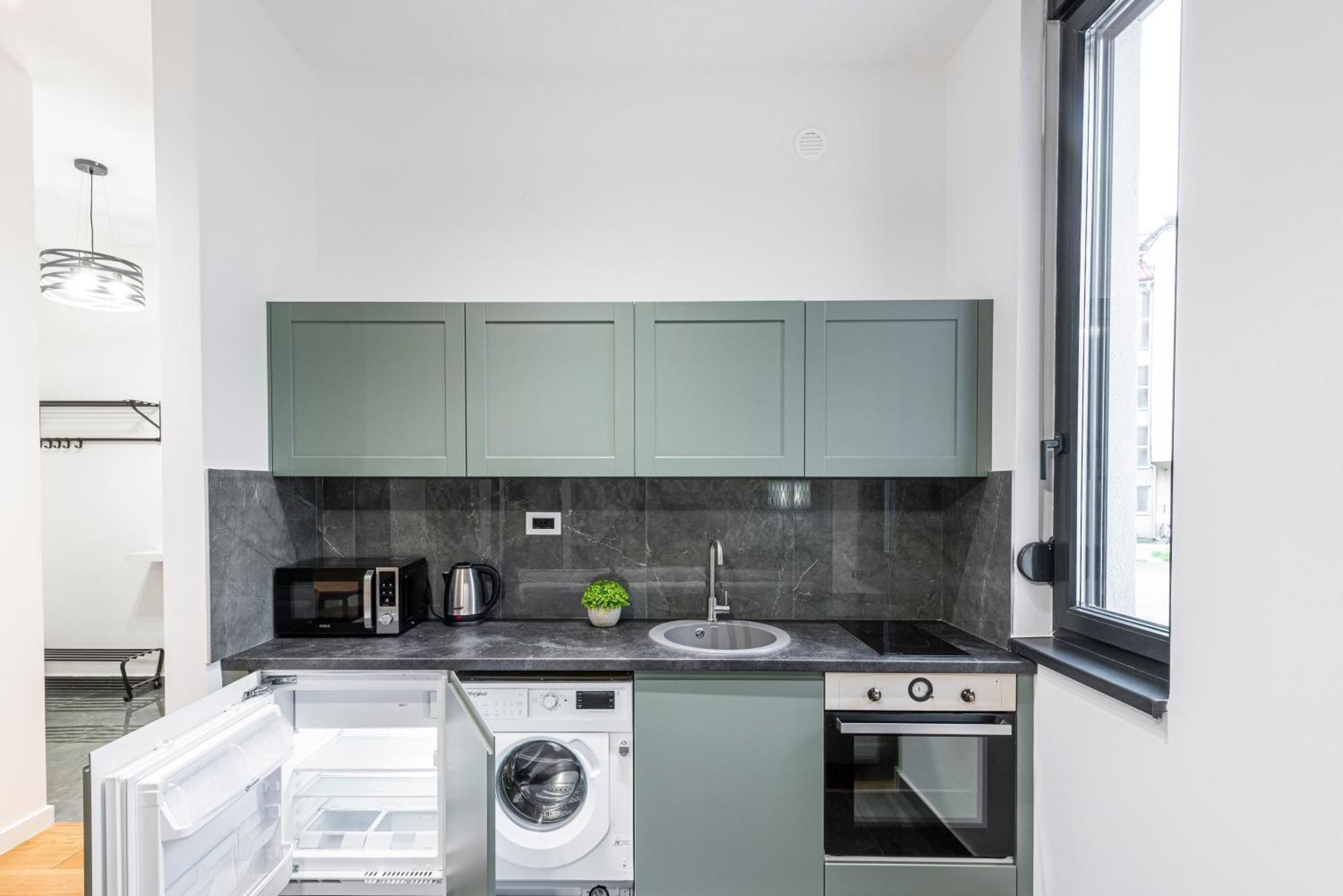 Lägenhet Vertigo One Bedroom - Free Private Parking-fast Wi-fi *